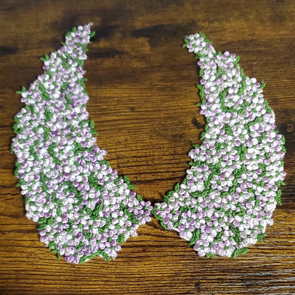 Floral Embroidered Collar